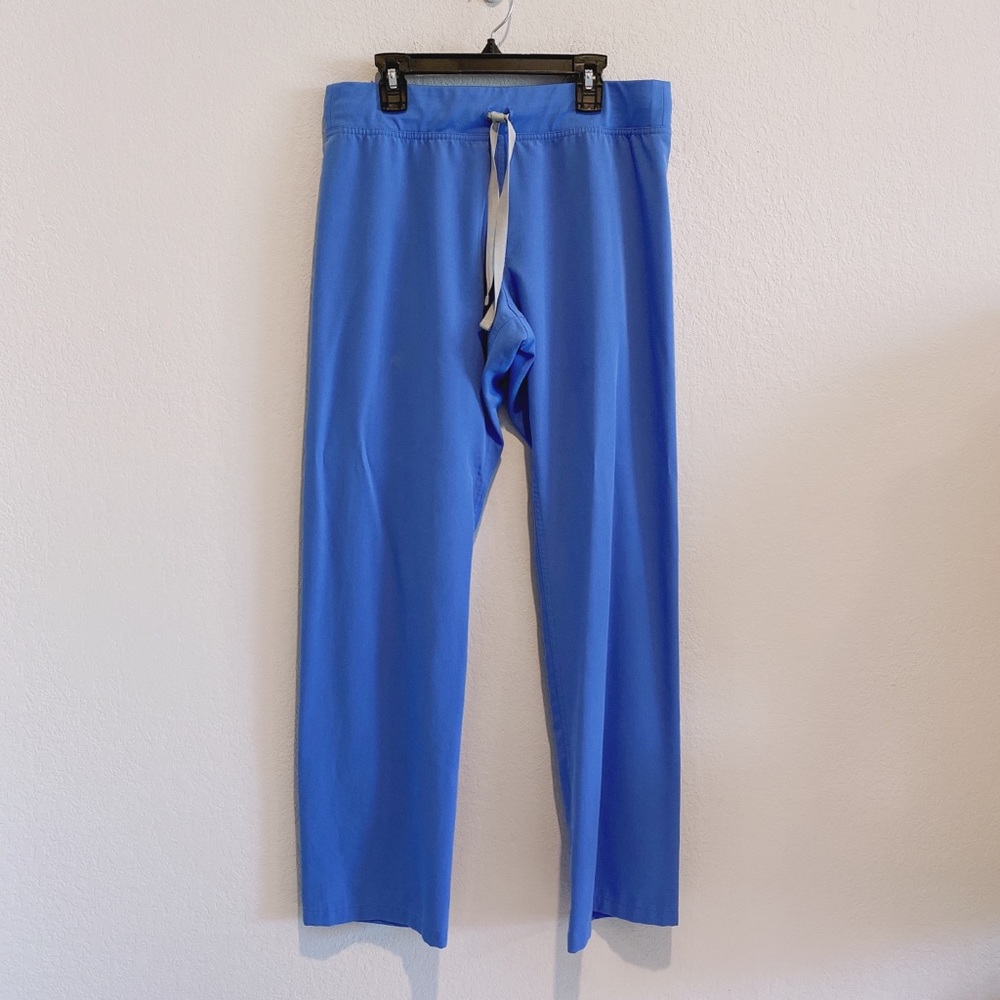 FIGS Women's  Livingston Basic Scrub Pants Ceil Blue Size S